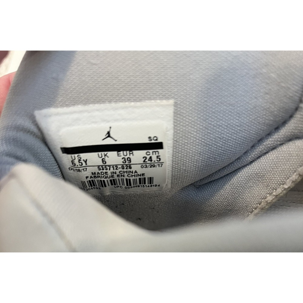 Nike Air Jordan Spiz'ike Sun Blush High Top Sneaker Sz 6.5Y Youth Shoes Athletic - Picture 7 of 9